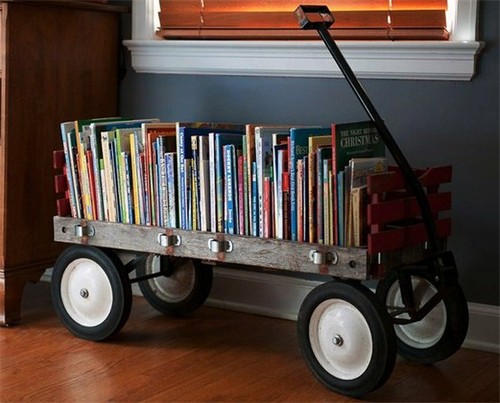 book themed baby shower library