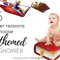 My 6 reasons to choose book themed baby shower idea