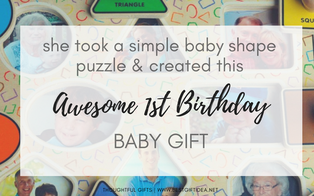awesome diy 1st birthday baby gift