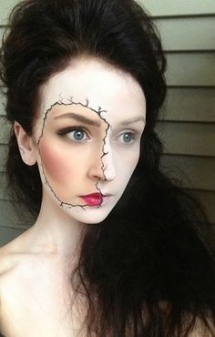 scary Halloween make-up