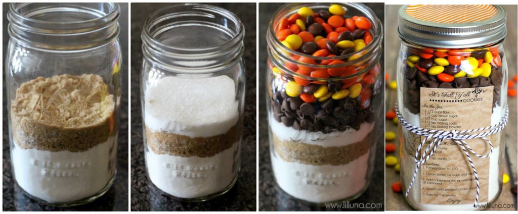 cookies mix in a jar