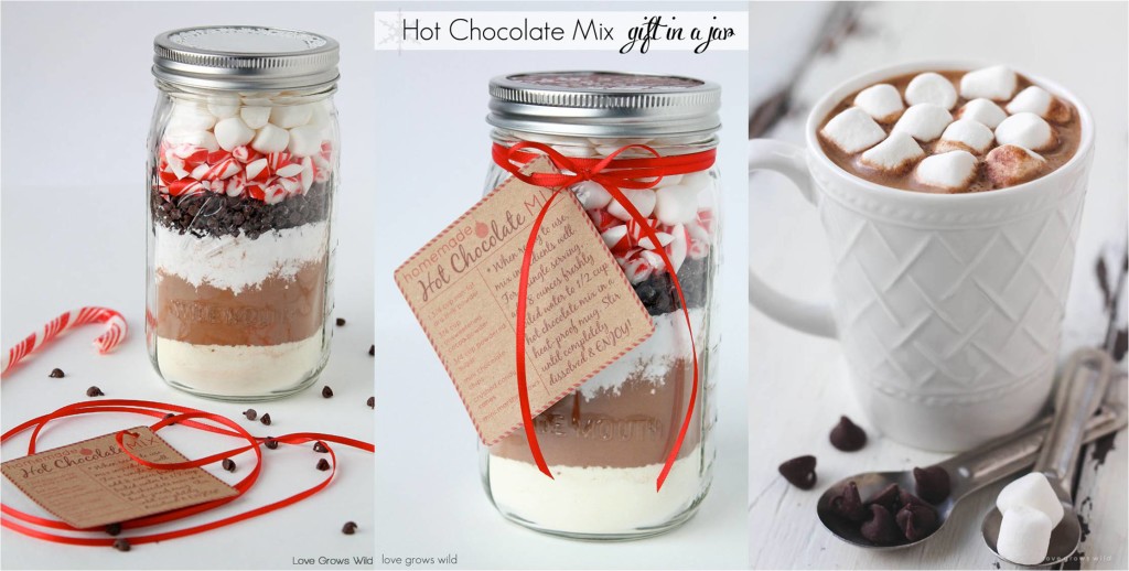 hot chocolate gift in a jar recipe