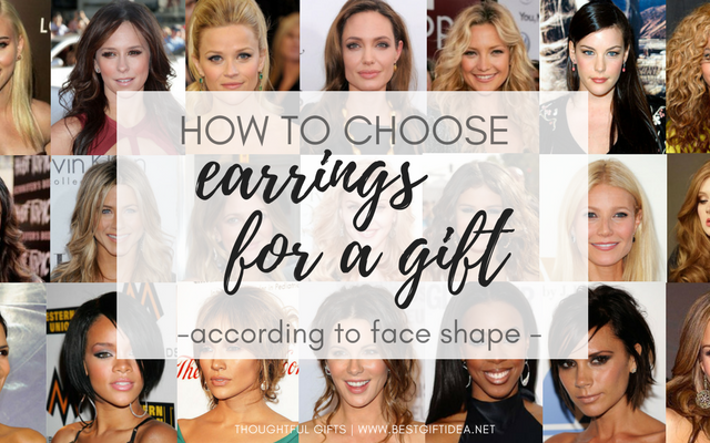 how to choose earrings gifts according to face shape