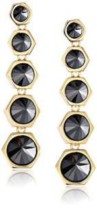 Round Face - Rachel Zoe Cleo Pyramid Drop Earrings