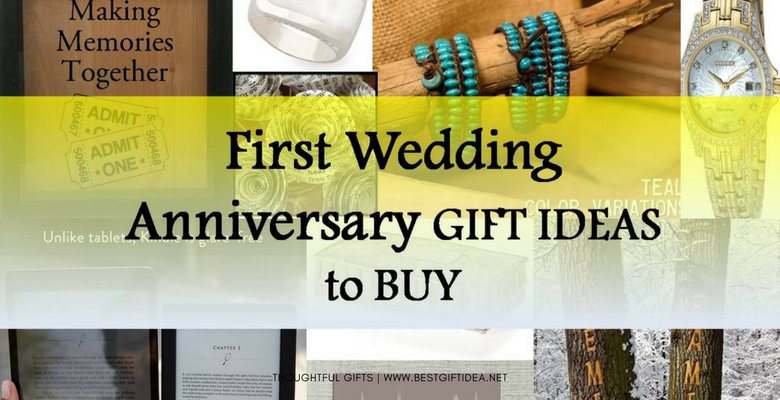 FIRST WEDDING ANNIVERSARY GIFTS TO BUY