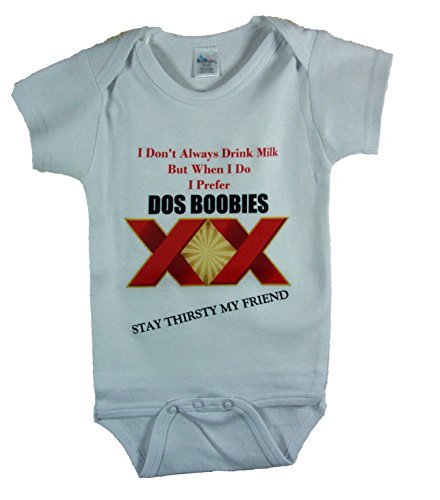 DOS BOOBIES FUNNY shower gift Funny Bodysuit Romper FREE SHIPPING 