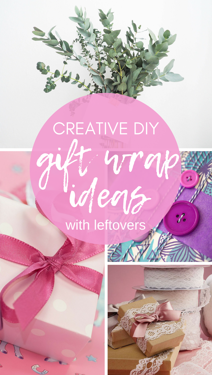 creative DIY gift wrap ideas with leftovers