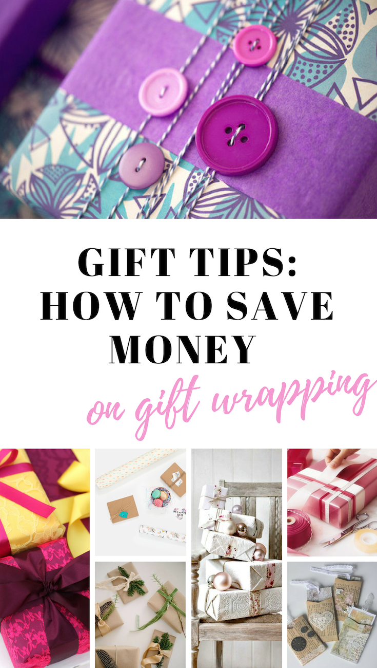 gift tips how to save money on DIY gift wrapping