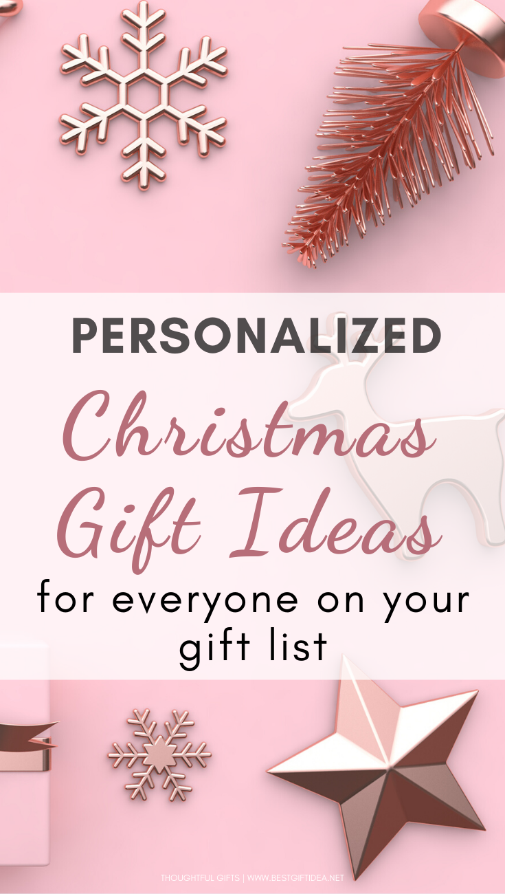 PERSONALIZED CHRISTMAS GIFT IDEAS FOR EVERYONE ON YOUR GIFT LIST