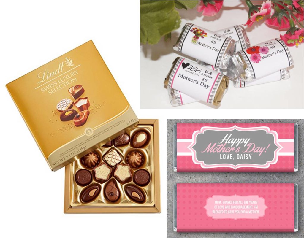mothers day personalized chocolate