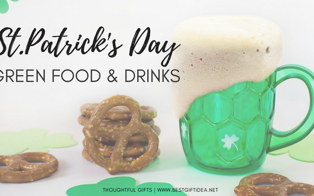 st patricks day green food and drinks ideas