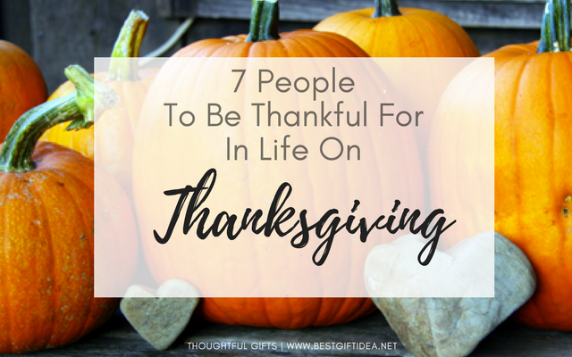 thanksgiving people to thank to