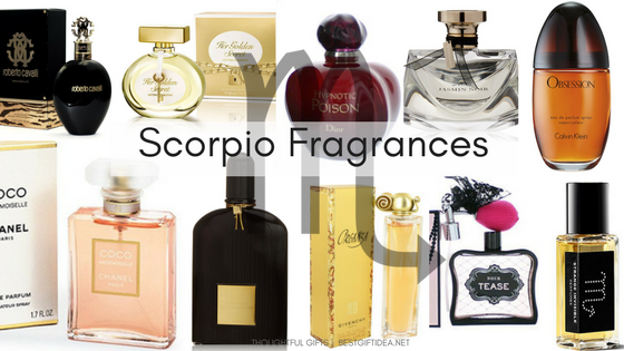 scorpio perfumes zodiac gifts for scorpio