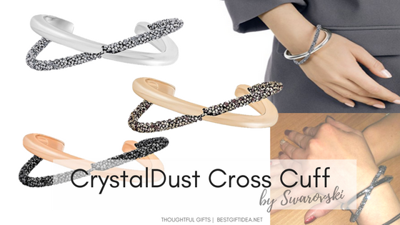 Swarovski crystaldust cuff bracelet