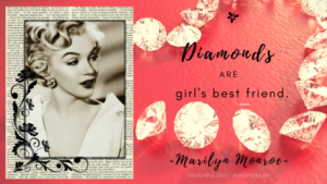 marilyn monroe quote about diamonds
