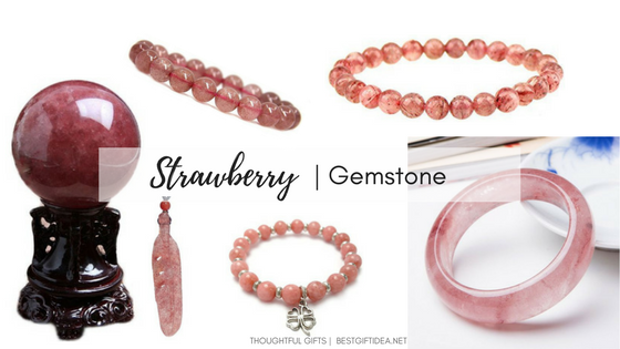 strawberry gemstone gifts