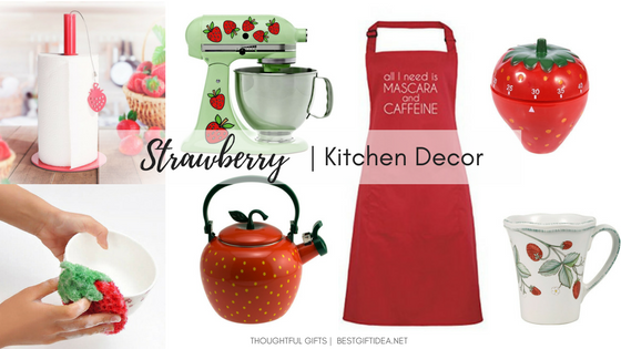 strawberry gifts for the kitchen