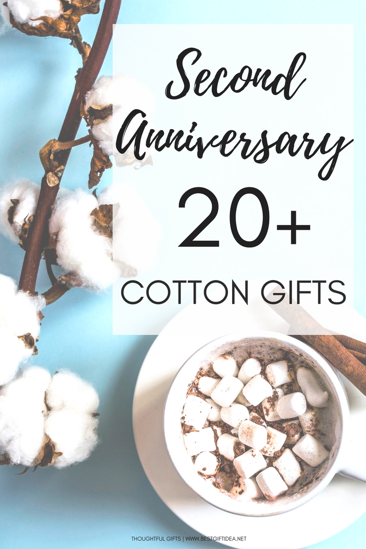 second wedding anniversary gift guide