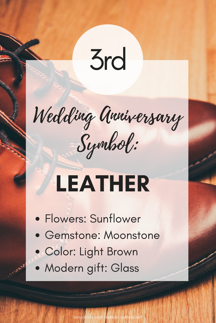 3rd wedding anniversary gift ideas