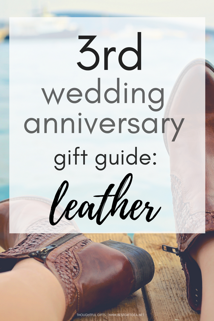 third leather anniversary gift guide