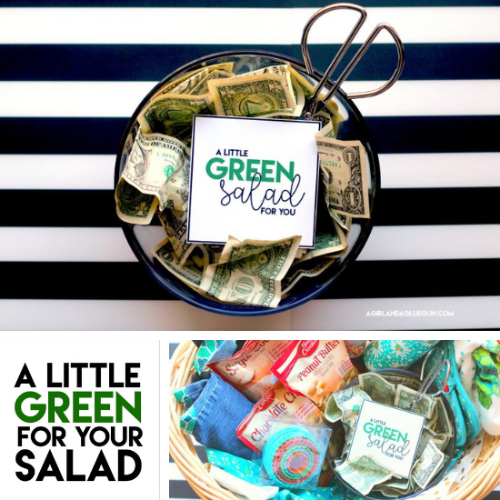 Money Gifts Green for your Salad