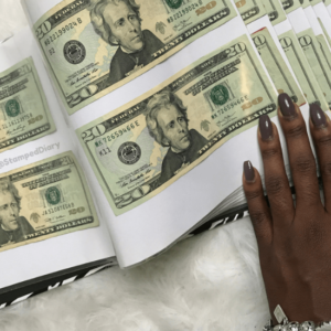 Money GIfts money album filled with cash