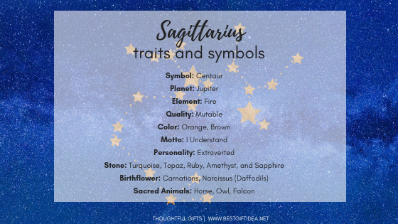 SAGITTARIUS TRAITS AND SYMBOLS