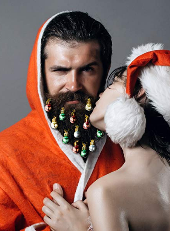 pranskter christmas gift ideas beard ornament