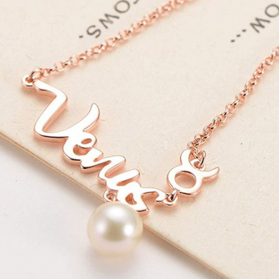 luxury Taurus necklace with pearl gift