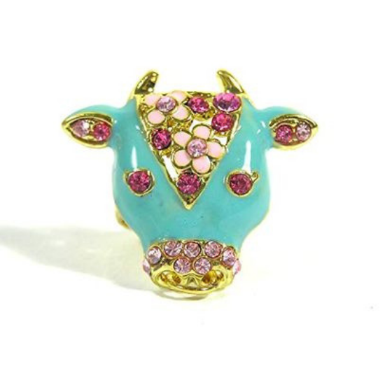 unique turquoise Taurus ring for her