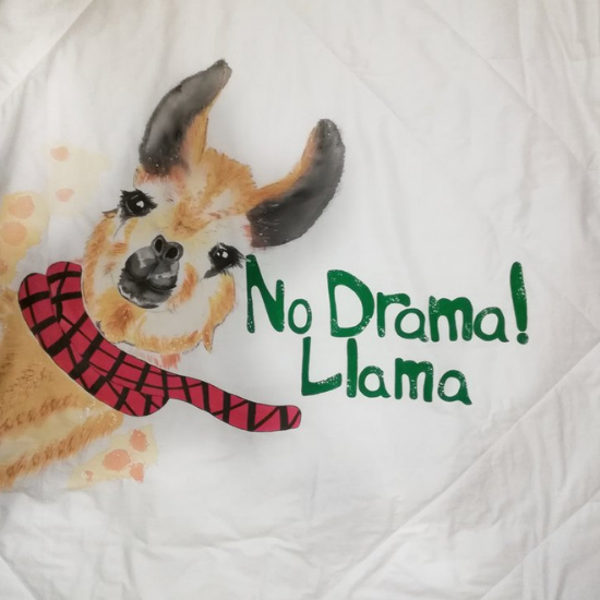 no drama llama blanket