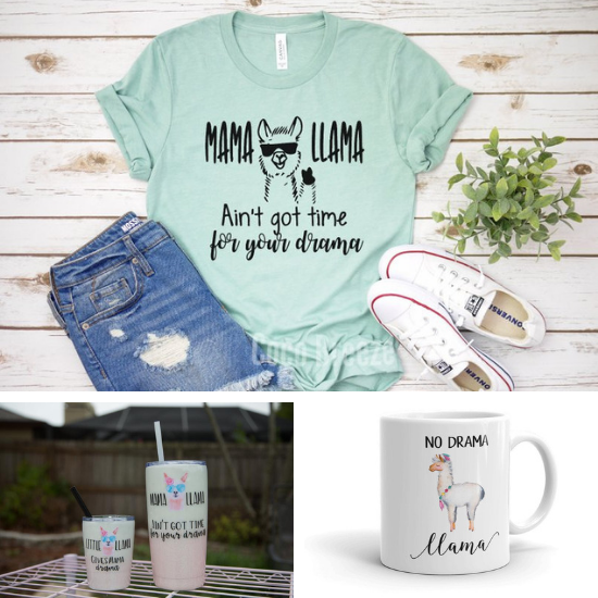 no drama llama gifts for moms llamas