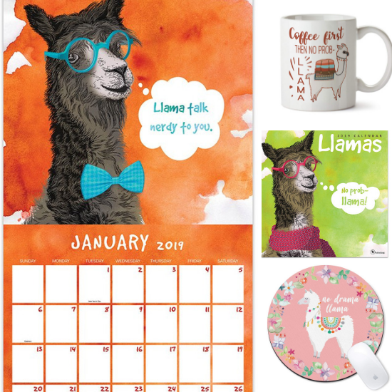 no drama llama gifts products for the office