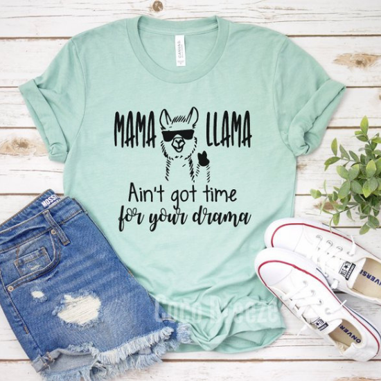 no drama mama t-shirt